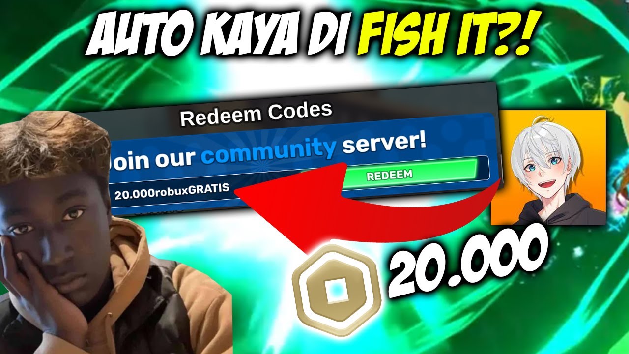 REDEEM CODE untuk DAPET 20.000 ROBUX DARI FISH IT? YOUTUBER DOANG? SEMUA BISA!