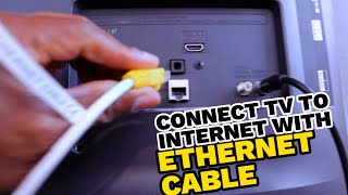 How to CONNECT Your TV to the Internet Using an ETHERNET CABLE (No Wi-Fi Needed)