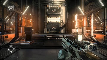 Killzone: Shadow Fall - Chap 7 The Handler: Free Fall Into Mainframe (Avoid Spinning Blades) & Land