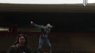 Black Panther Vs Bucky Car Chase Scene Captain America Civil War (2016) Movie Clip HD