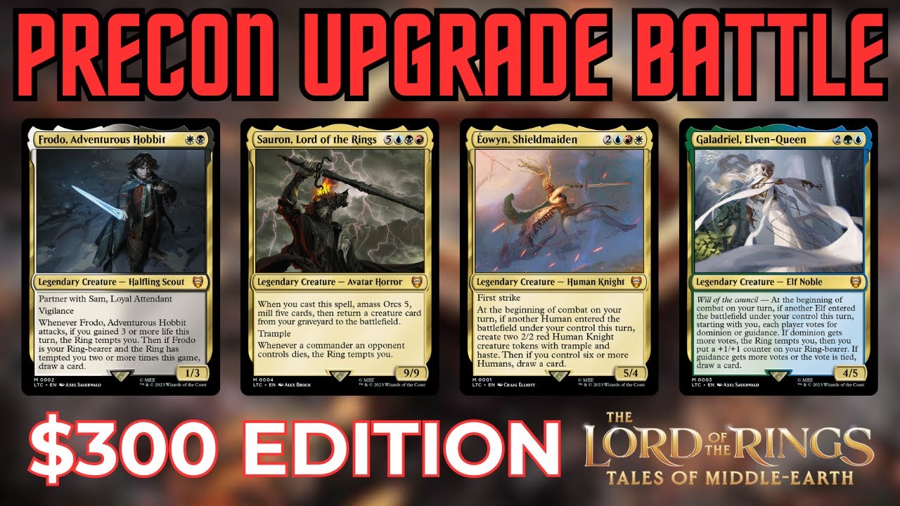 Upgrading Commander Precon: Riders of Rohan (Éowyn