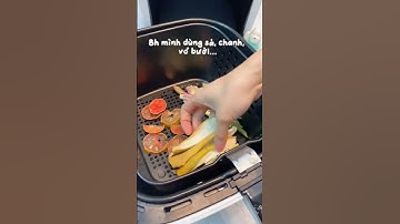 Cách khử mùi cho nồi chiên không dầu #shorts