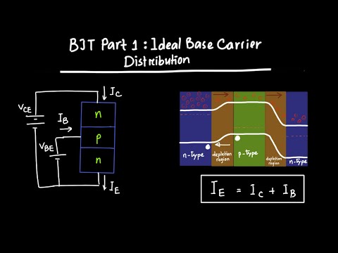 BJT Explained Part 1 - Ideal Base Carrier Distribution