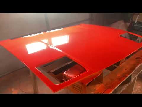 Neon Orange Automotive Paint