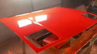 1987 Pontiac Fiero Gt getting Neon Orange by House of Kolor
