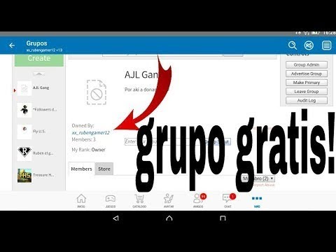 Estoy Regalando Grupos Gratis En Roblox Sin Roblox Premium Ni Robuxs Youtube - grupos de roblox