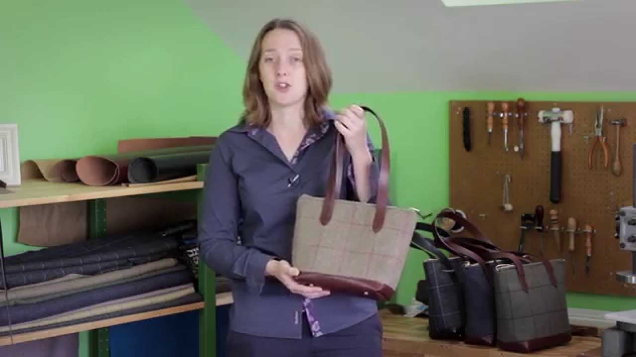 The Kirsty tweed handbag from Emma Cornes