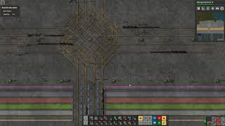 Factorio - Testing a Train Intersection Factorio - Testing a Train Intersection