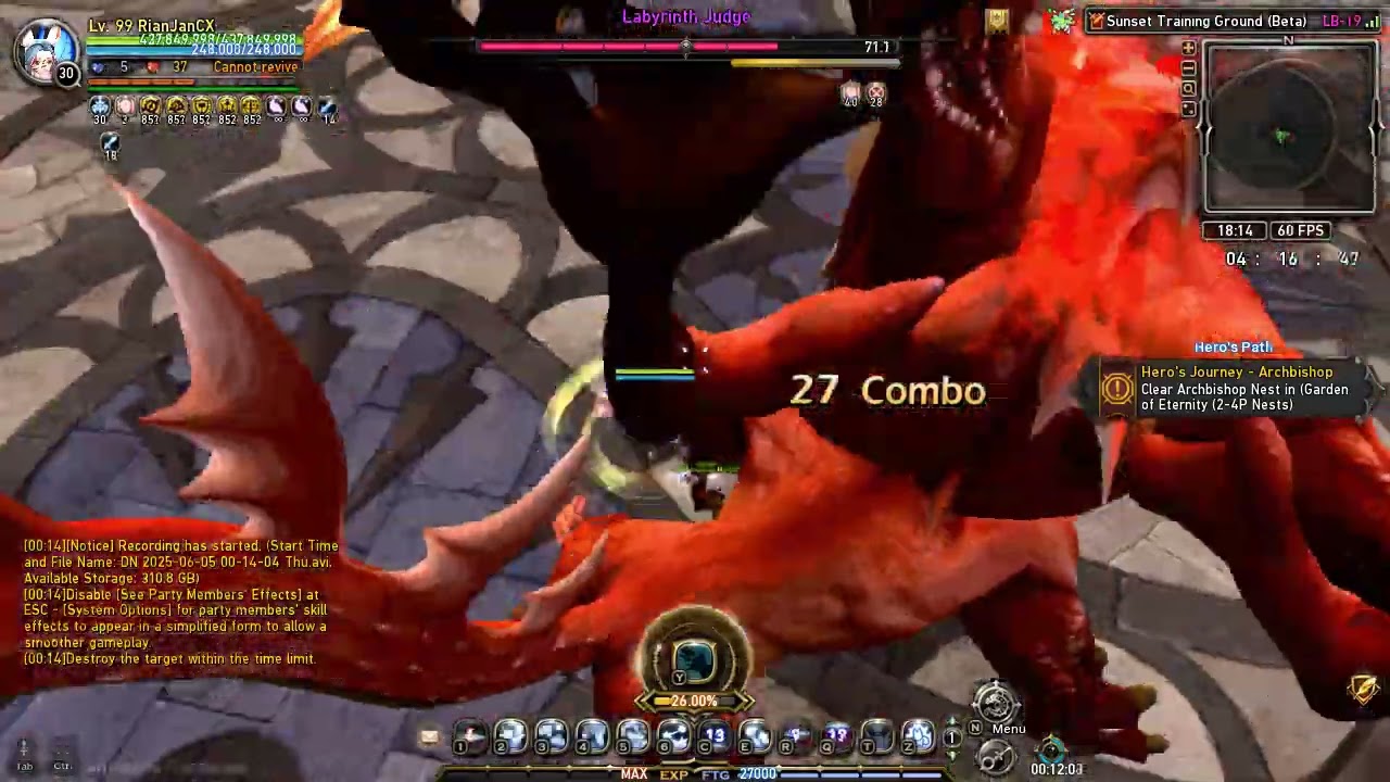 Infinity Dragon Nest - Impactor STG Lab19 (Another Attempt)