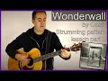 Wonderwall strumming pattern lesson part 2