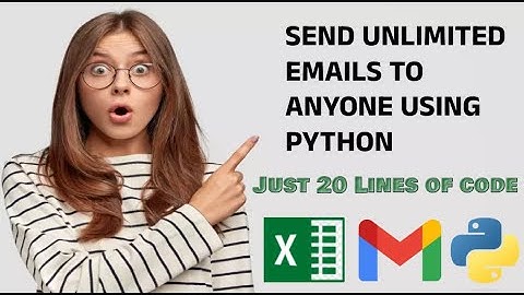 Unlimited emails sending using python script | Bulk email | Marketing tool | Email automation tool