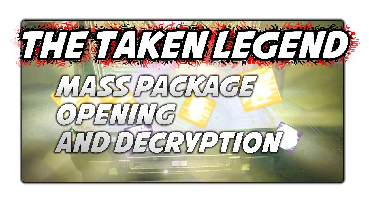 SUPER EXOTIC AND LEGENDARY OPENING 380+ The Taken Legend #15