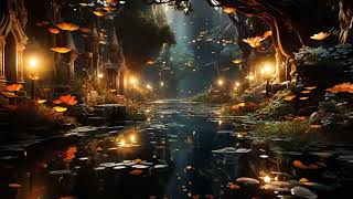 💧🎧 Fluid Harmonies: 8 Hours of Binaural Beats and Soothing Stream Sounds, 2hz Theta Beats