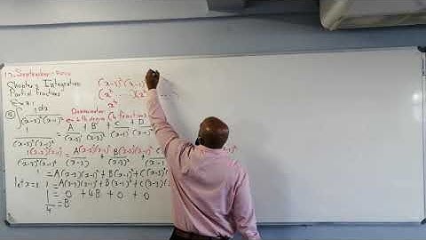 Partial fractions part 1 lesson 4