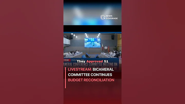 LIVESTREAM: Bicameral Committee Continues Budget Reconciliation #politics