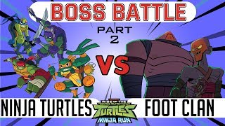 Boss Battle | Rise of the Teenage Mutant Ninja Turtles Ninja Run | Kaven App Review screenshot 5