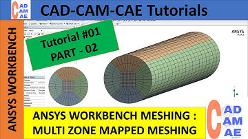 Tutorial #01: Part 2: Multizone Mapped Meshing | How to do Multizone meshing in Ansys workbench |