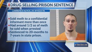 Wysox man sentenced for selling meth