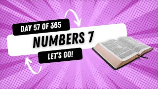 Numbers 7 // Experiencing God 365 Days Through the Bible - Day 57