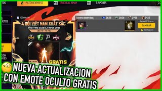 Llega Actualizacion con Emote Bandera Oculto Gratis en FF Latam 😱 | JORGEPLAYED