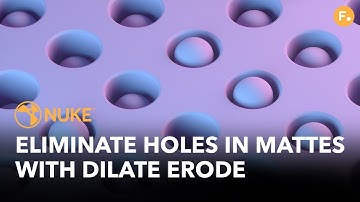 Eliminate holes in your mattes with Dilate Erode | Node Pro Tips With @Split The Diff