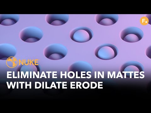 Eliminate holes in your mattes with Dilate Erode | Node Pro Tips With @Split The Diff
