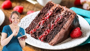 Rich Chocolate Raspberry Cake with Raspberry-Infused Frosting