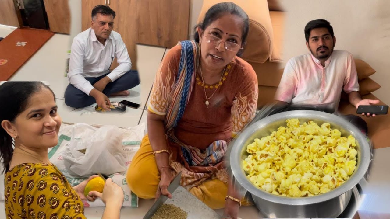 Aaj se sandip ki chai pina bandh & ghar pe banaye cinema  jase popcorn