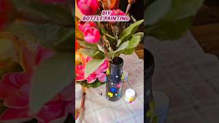 ✨ Turn Waste Bottle into Stunning Decor Piece 😍 | DIY Bottle Painting Idea 🎨♻️#diy #diyideas #craft