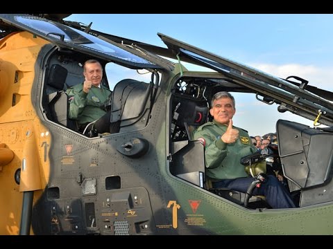 Cumhurbaşkanı Gül, T-129 helikopteri hizmete alma törenine katıldı-10.06.2014
