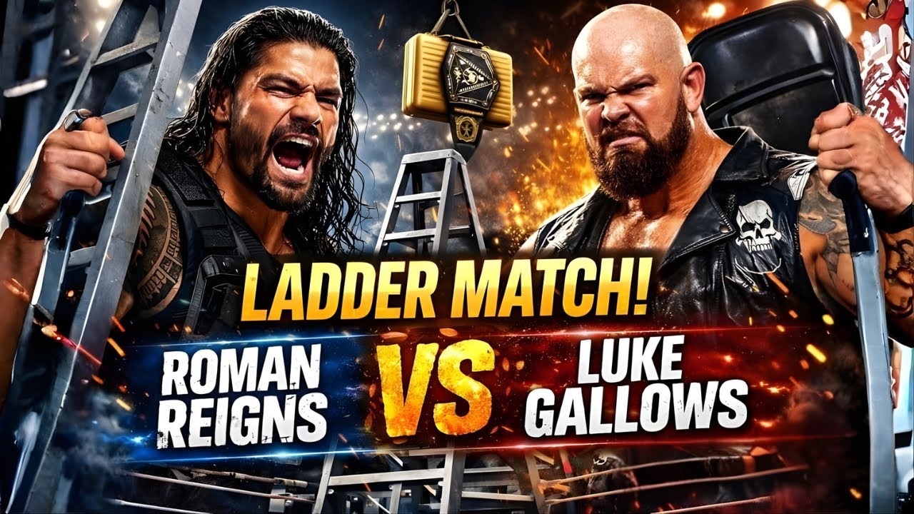 THIS LADDER MATCH WAS BRUTAL 😱 | Roman Reigns vs Luke Gallows