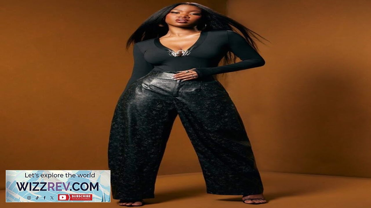 Боди NYA SZN с длинным рукавом, V-образным вырезом и глубоким вырезом, облегающее, с серебристой ...