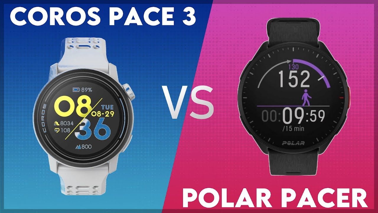 Coros Pace 3 vs Polar Pacer Comparison - YouTube