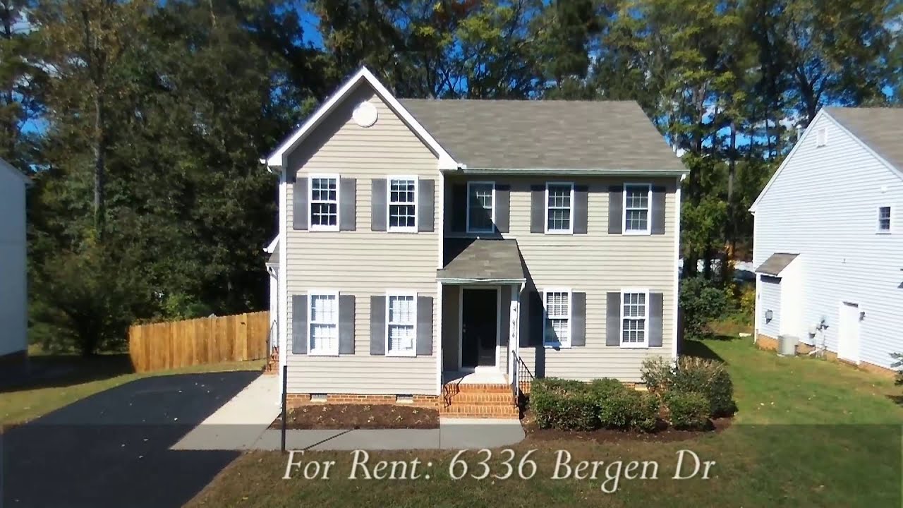 6336 Bergen Drive Richmond VA 23225 House For Rent YouTube