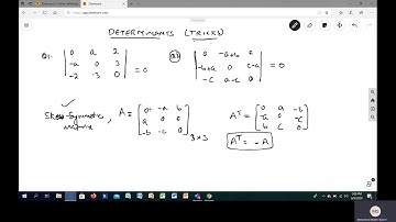 Determinants of Skew symmetric short cut