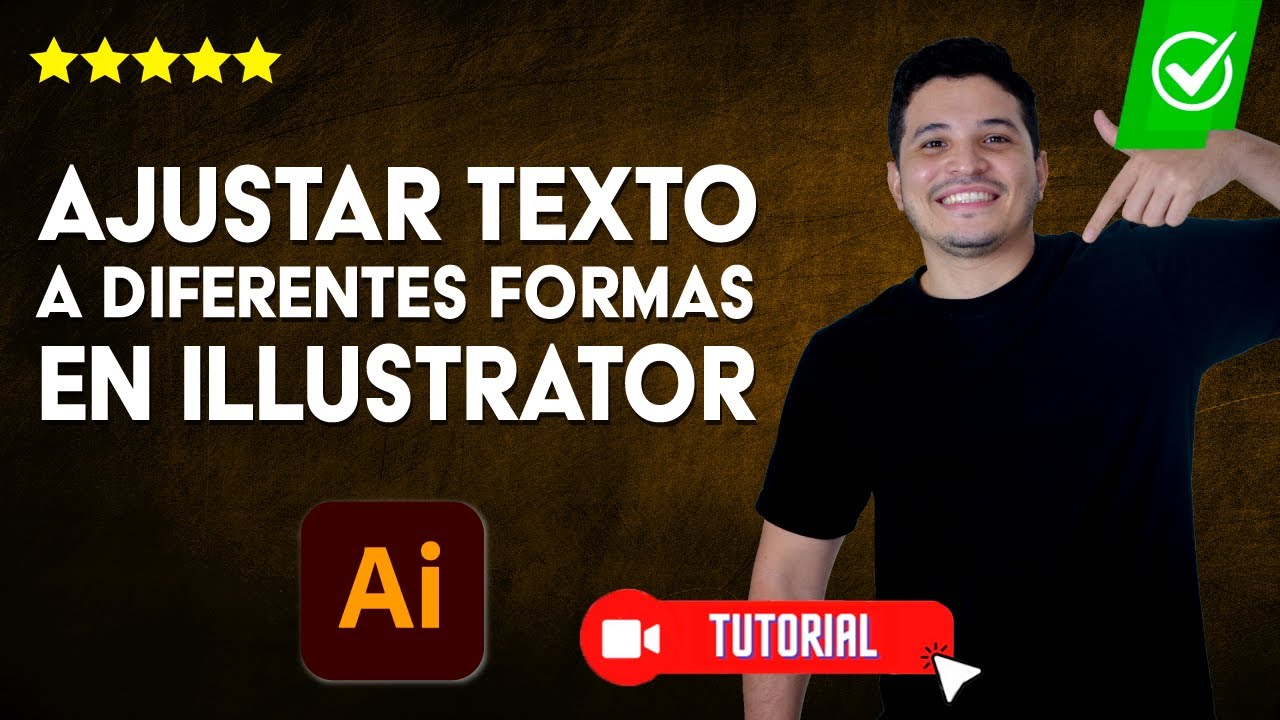 Cómo AJUSTAR un TEXTO a DIFERENTES FORMAS en Illustrator - Tutorial ...