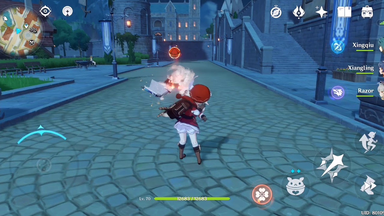 Klee's animation cancel: machinegun