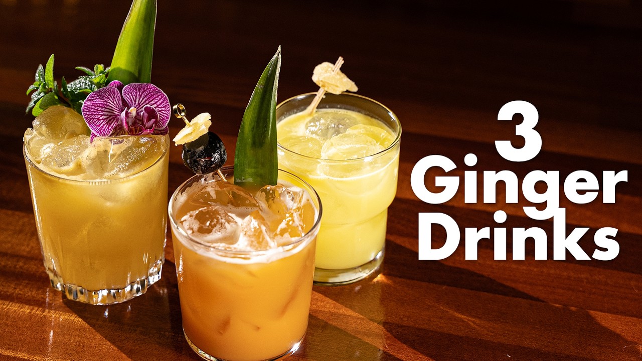 3 имбирных коктейля, которые вам обязательно нужно попробовать!