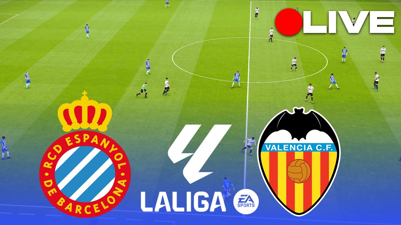 Espanyol vs Valencia La Liga 2025 Simulación Pes 2021 GAMEPLAY - YouTube