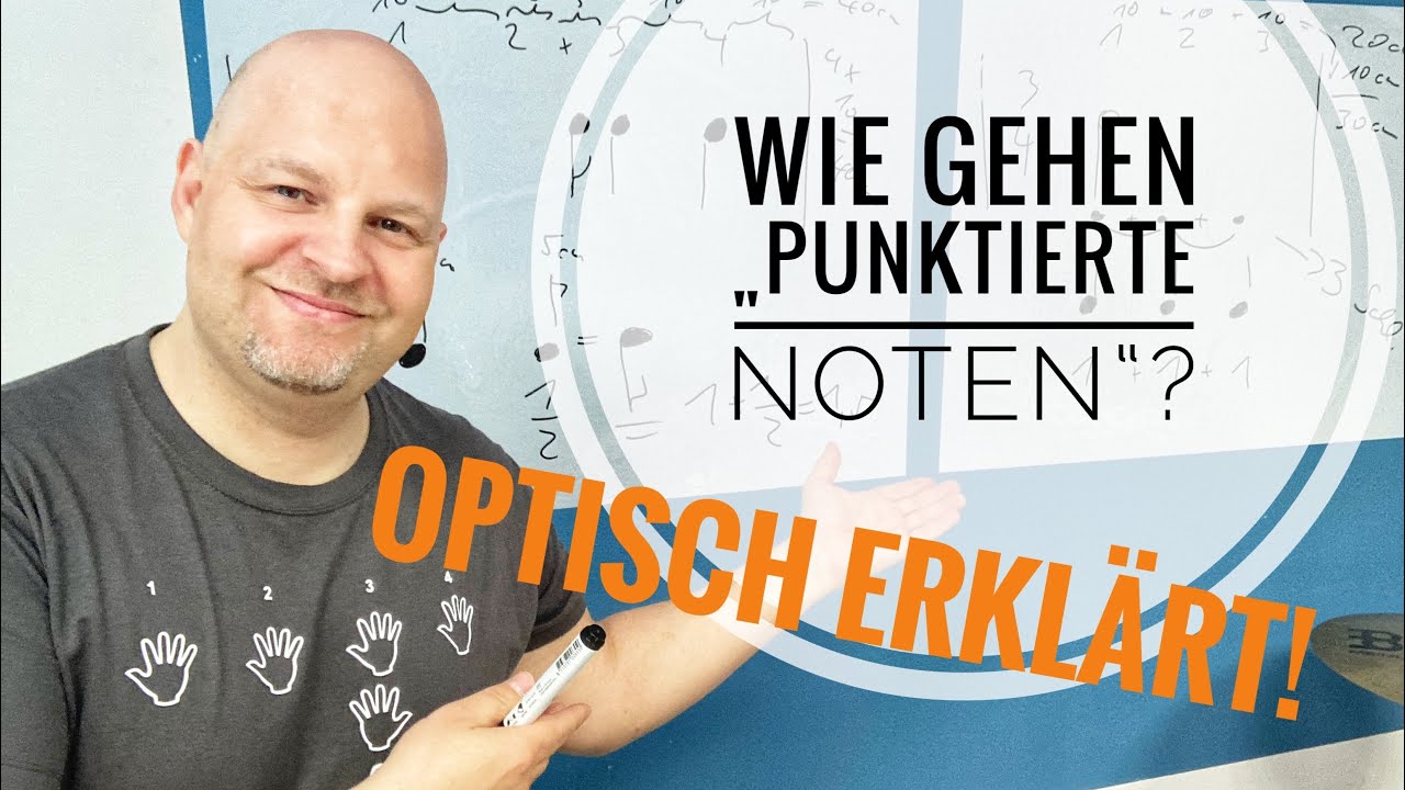Wie gehen punktierte Noten? Optisch erklärt (Wunschvideo)