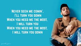 ZAYN  -  Entertainer  Lyrics