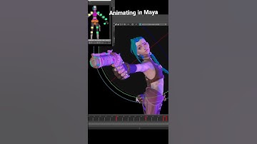 Animating Jinx in Autodesk Maya #animation #art #artist