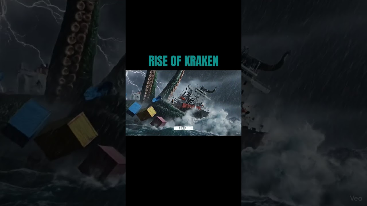 KRAKEN attack on ship!! 