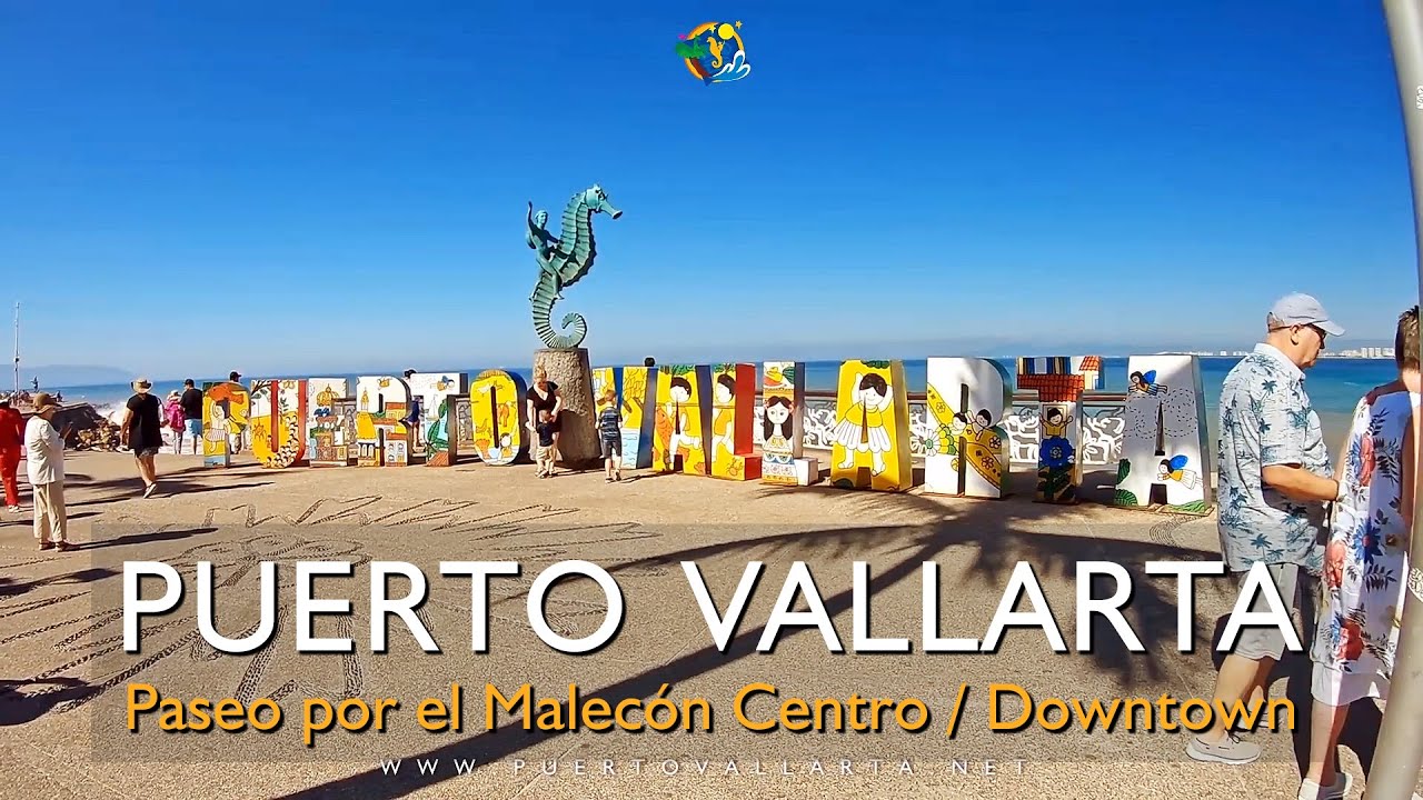 Paseo por El Malecón 😍 (Drone & Suelo/Ground), Centro de Puerto Vallarta | Downtown PV Boardwalk