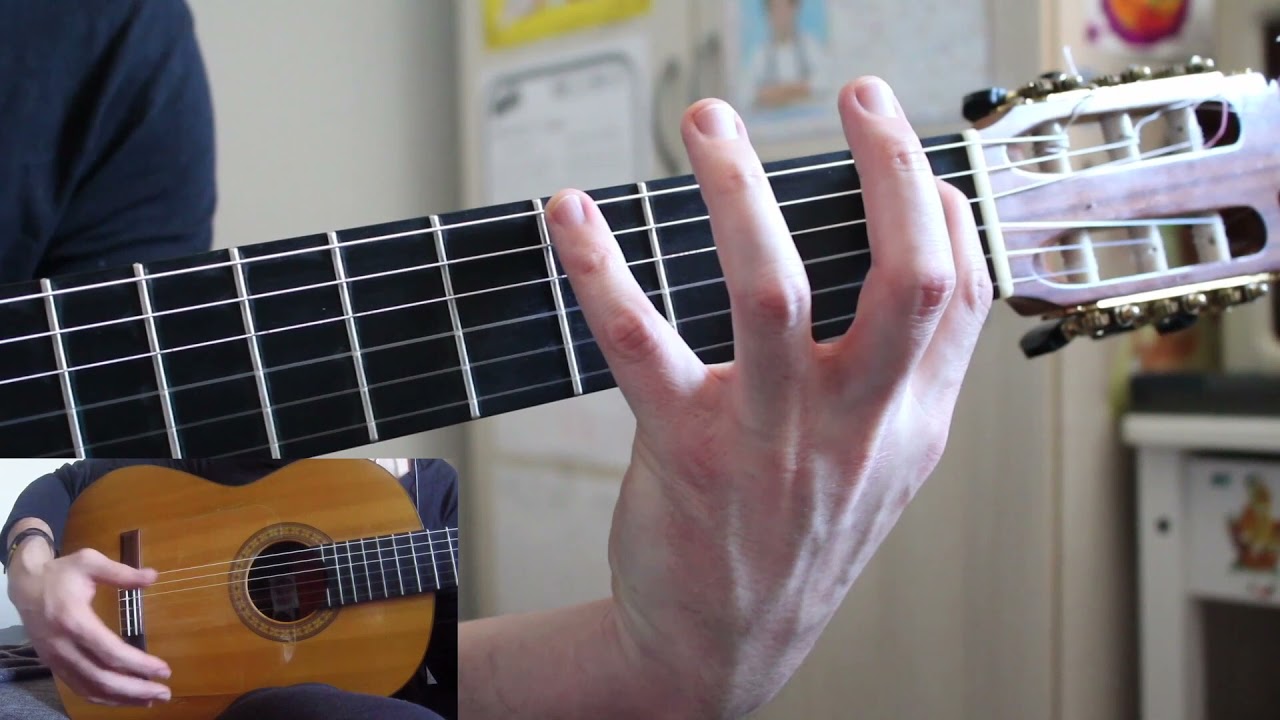 Tutorial, how to play a bulerías falseta from Paco de Lucía.