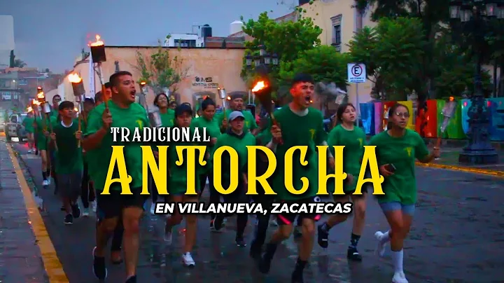 ANTORCHA EN HONOR A SANTA ANITA EN VILLANUEVA, ZAC...