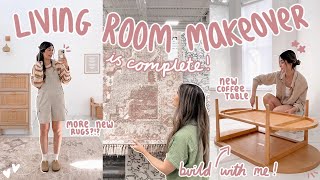 the final HOME MAKEOVER! *shopping for furniture, dream coffee table + MORE rugs* by Haley's Corner 28,561 views 5 months ago 20 minutes