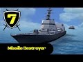 Ncsist  guided missile destroyer concept combat simulation