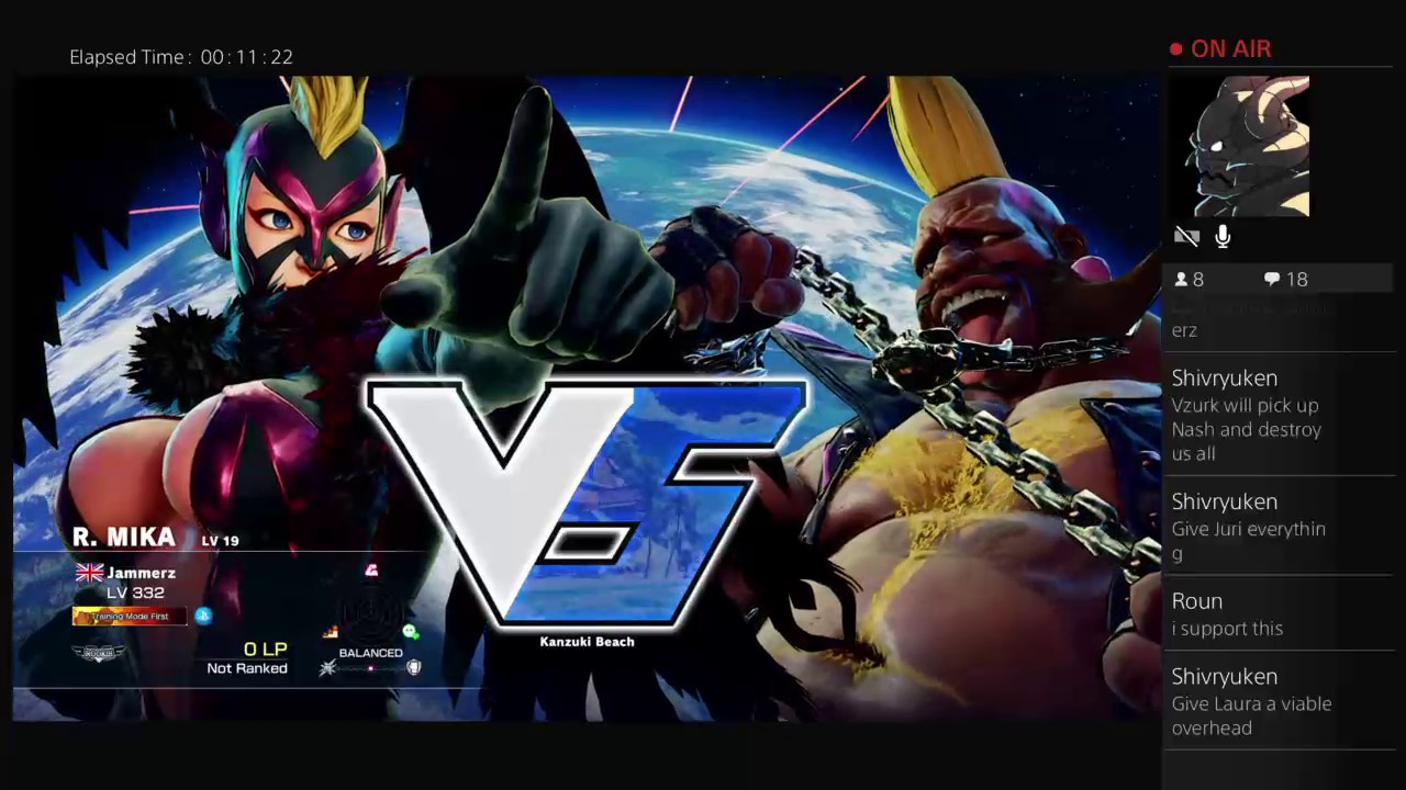 SFV: Late Night Mika Lab Session w/ Jammerz