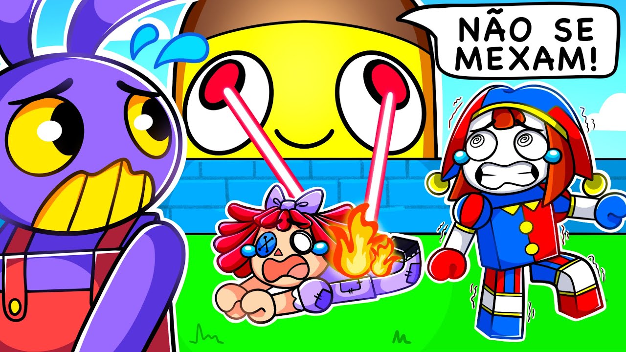 Jax Pomni e Ragatha SOBREVIVEM ao MESTRE MANDOU no ROBLOX